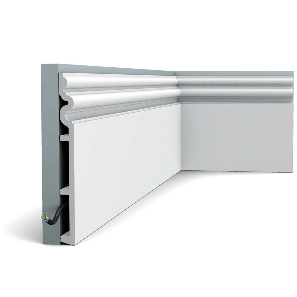 SX193 AUTOIRE Plinthe Orac Decor - 25x2,2x200cm (h x p x L) - plinthe décorative polymère - Image 5