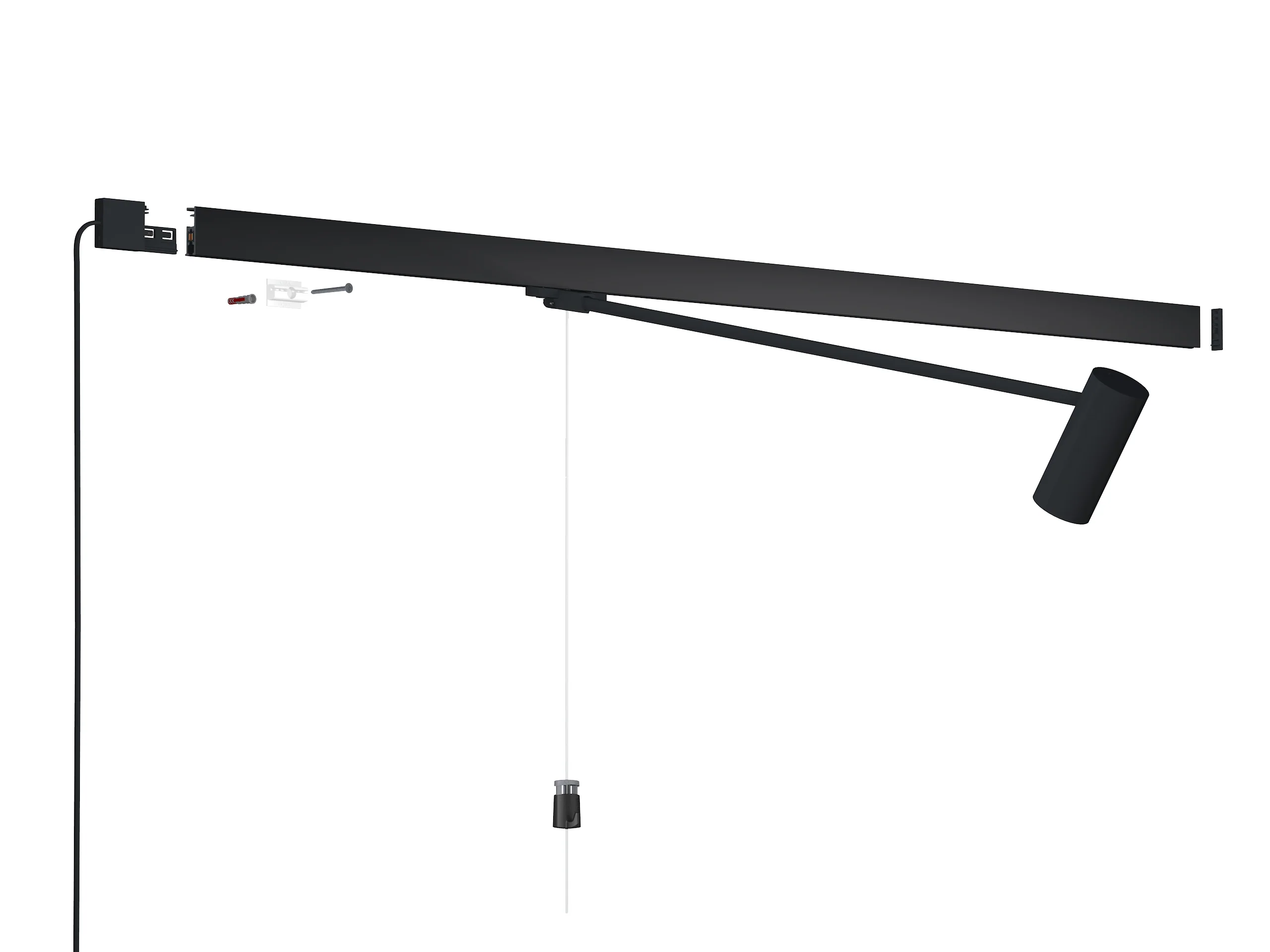 Cimaise Illume Duo Rail Noir 200 cm - Accrochage et éclairage tableau Artiteq - Image 4