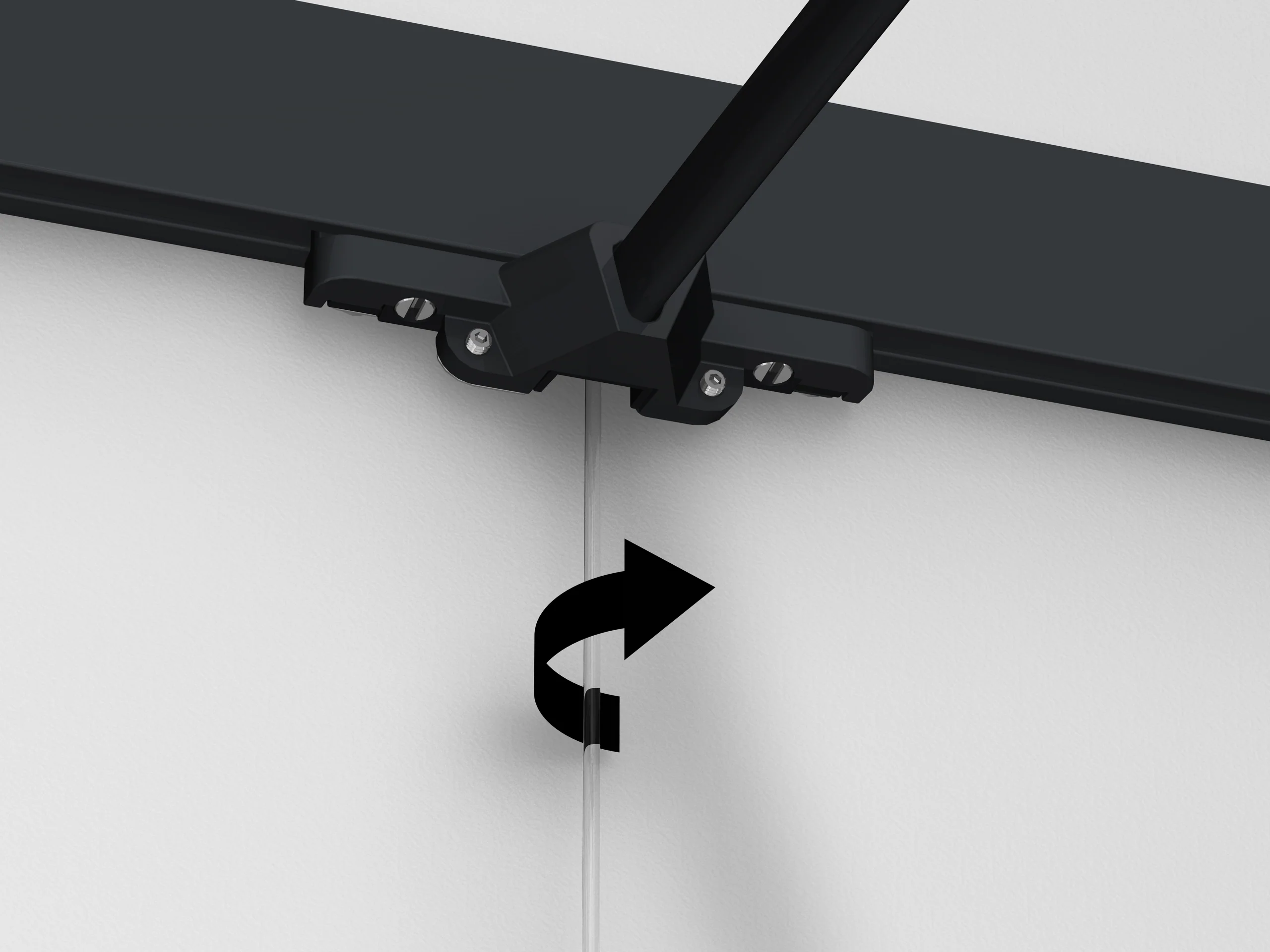 Cimaise Illume Duo Rail Noir 200 cm - Accrochage et éclairage tableau Artiteq - Image 8