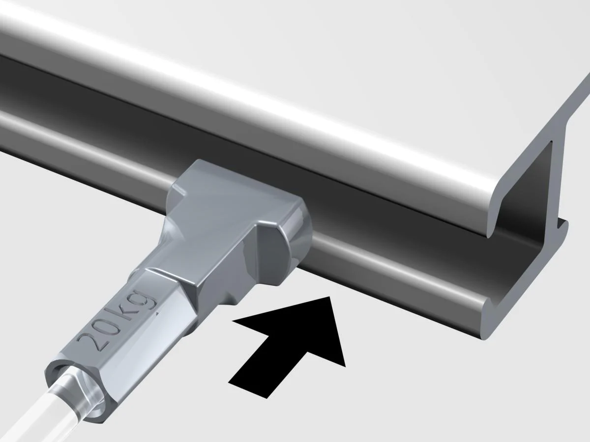 Fil perlon Twister pour cimaise 2 mm - Accrochage Tableau Artiteq - Image 4