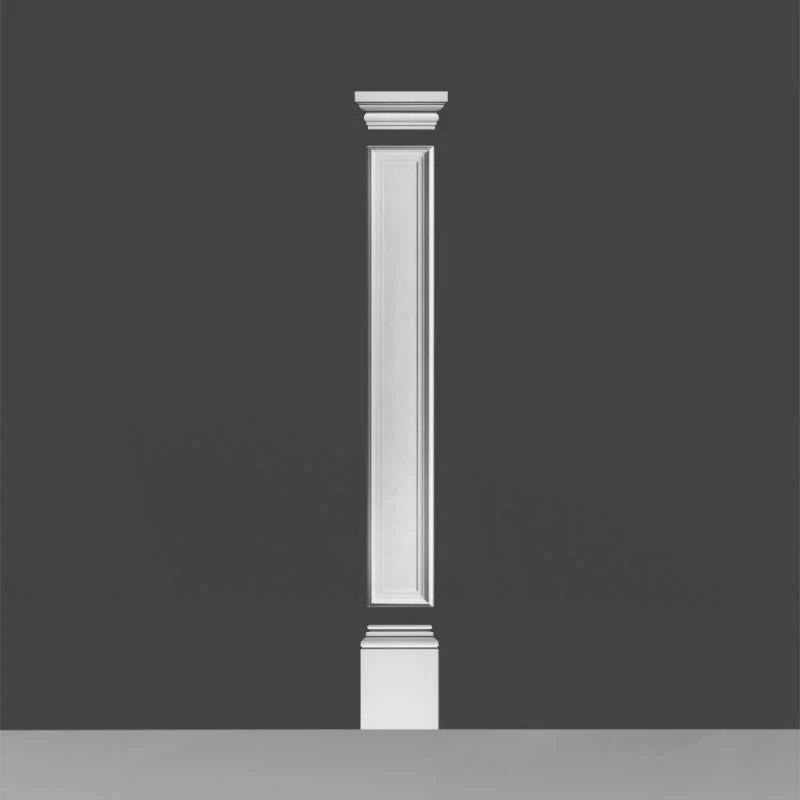 K254 Socle pour pilastre polyuréthane Orac Decor - 53x7cm (h x p) - Image 3