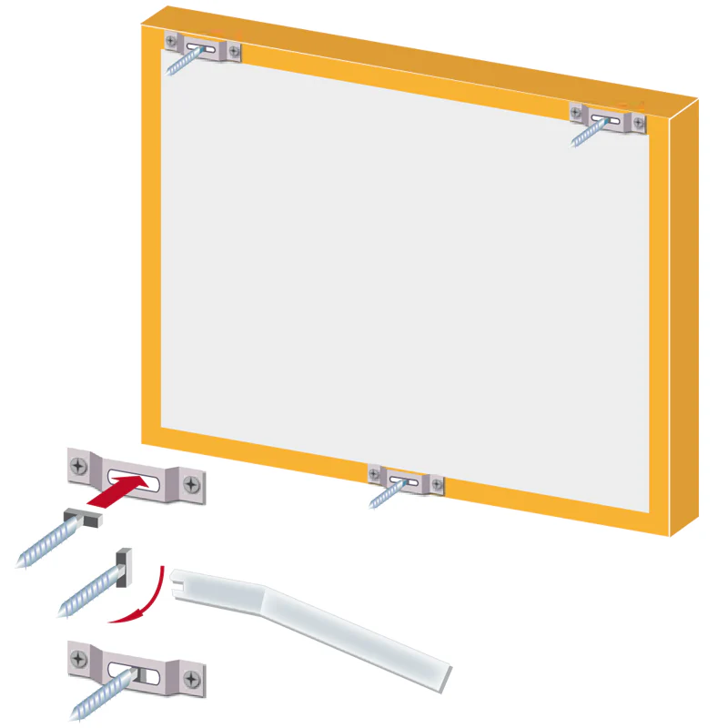 Kit anti-vol pour tableau bois - Image 4