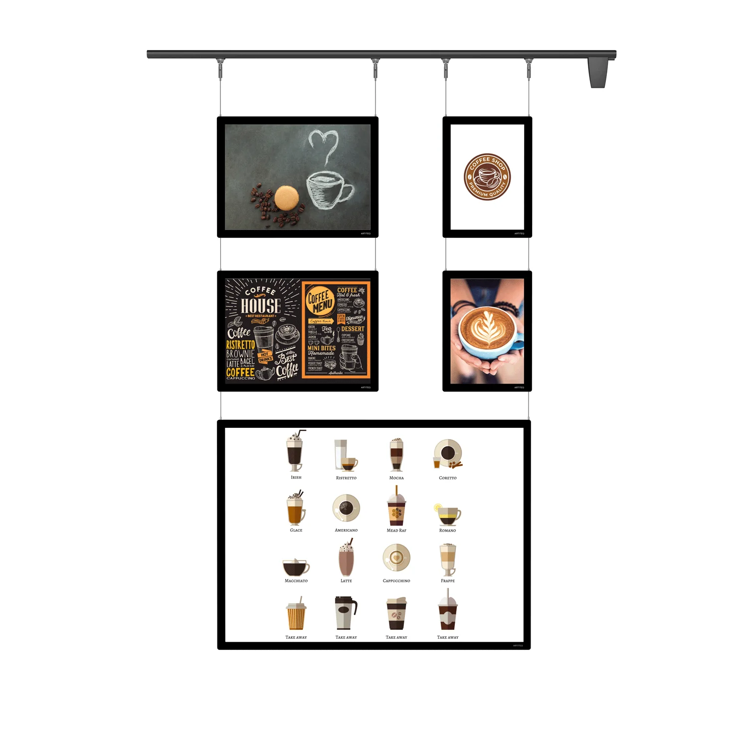 Kit de base Display-it Led Flex avec plexi A4 rétroéclairés - Artiteq - Image 13