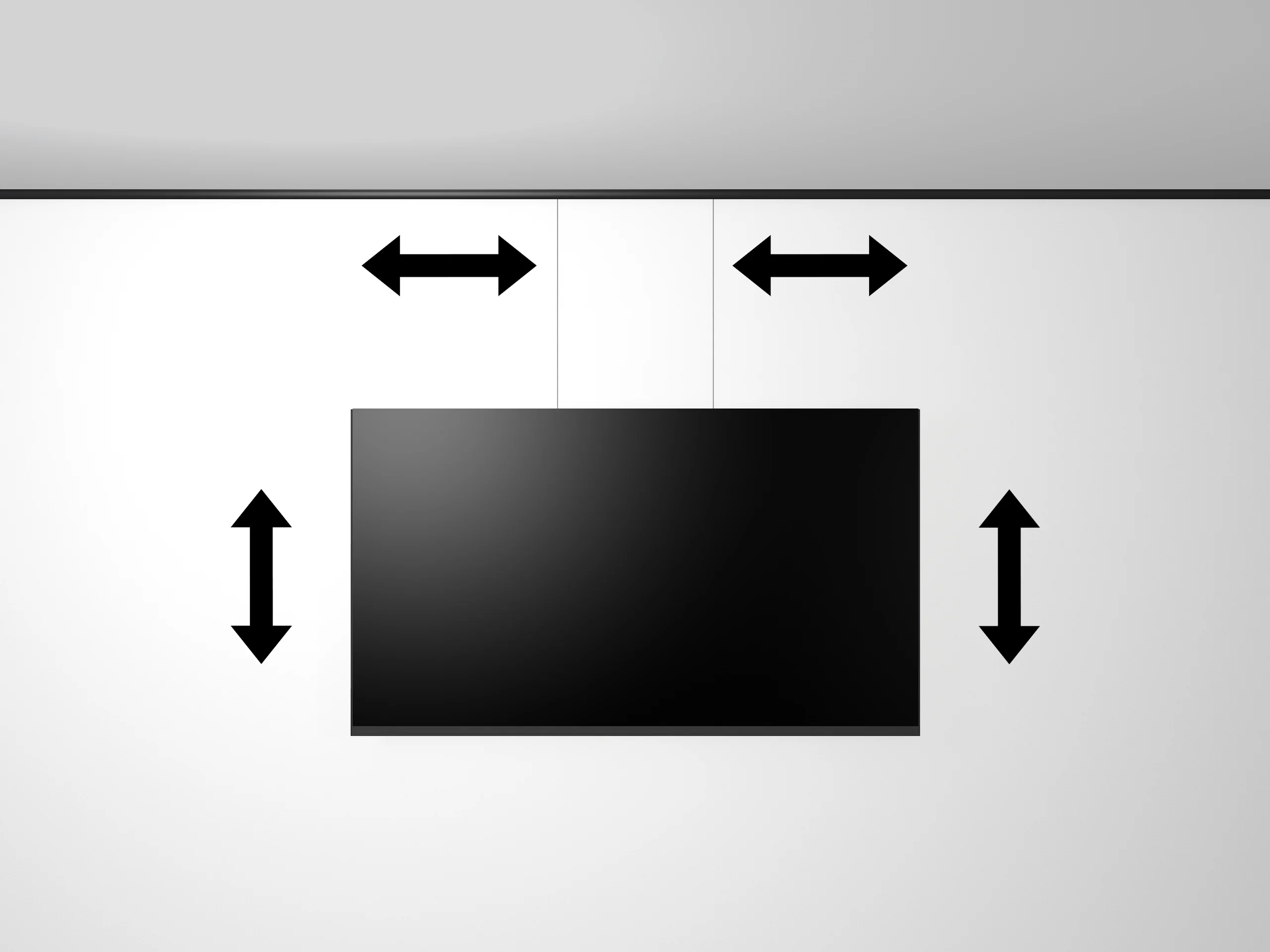 Kit de suspension Flex pour écran - Fixation TV sans perçage pour cimaise - Image 4