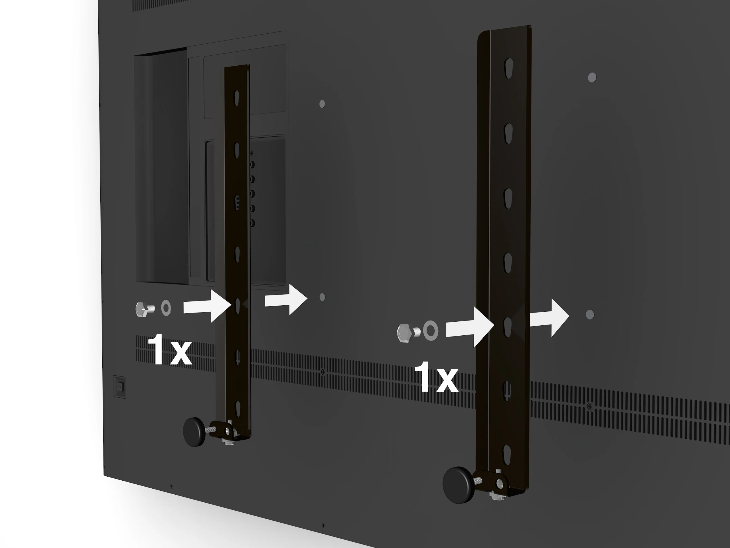 Kit de suspension Flex pour écran - Fixation TV sans perçage pour cimaise - Image 7