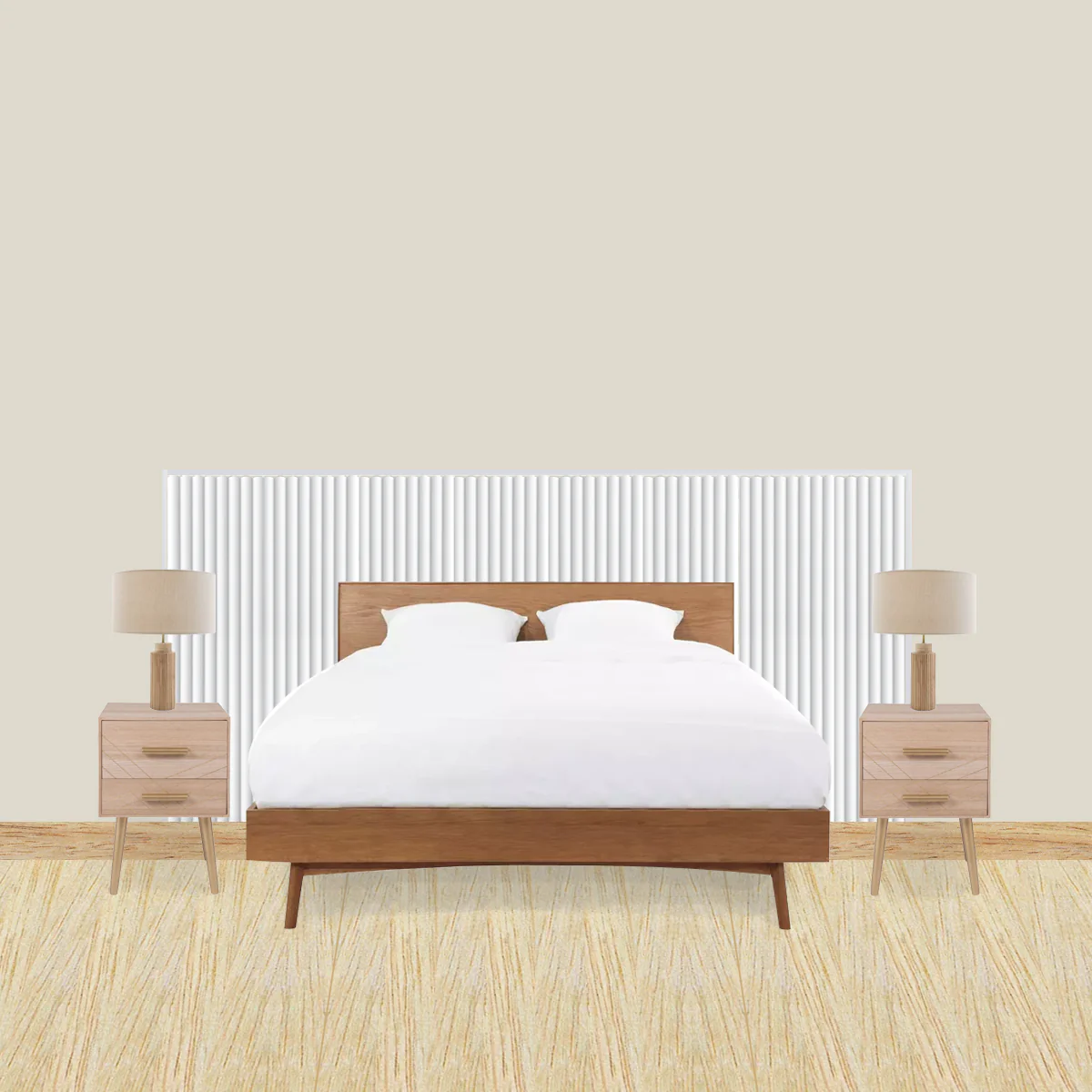 Kit tête de lit DIY Panneaux muraux W110 HILL Orac Decor - Revêtement mural - Image 4