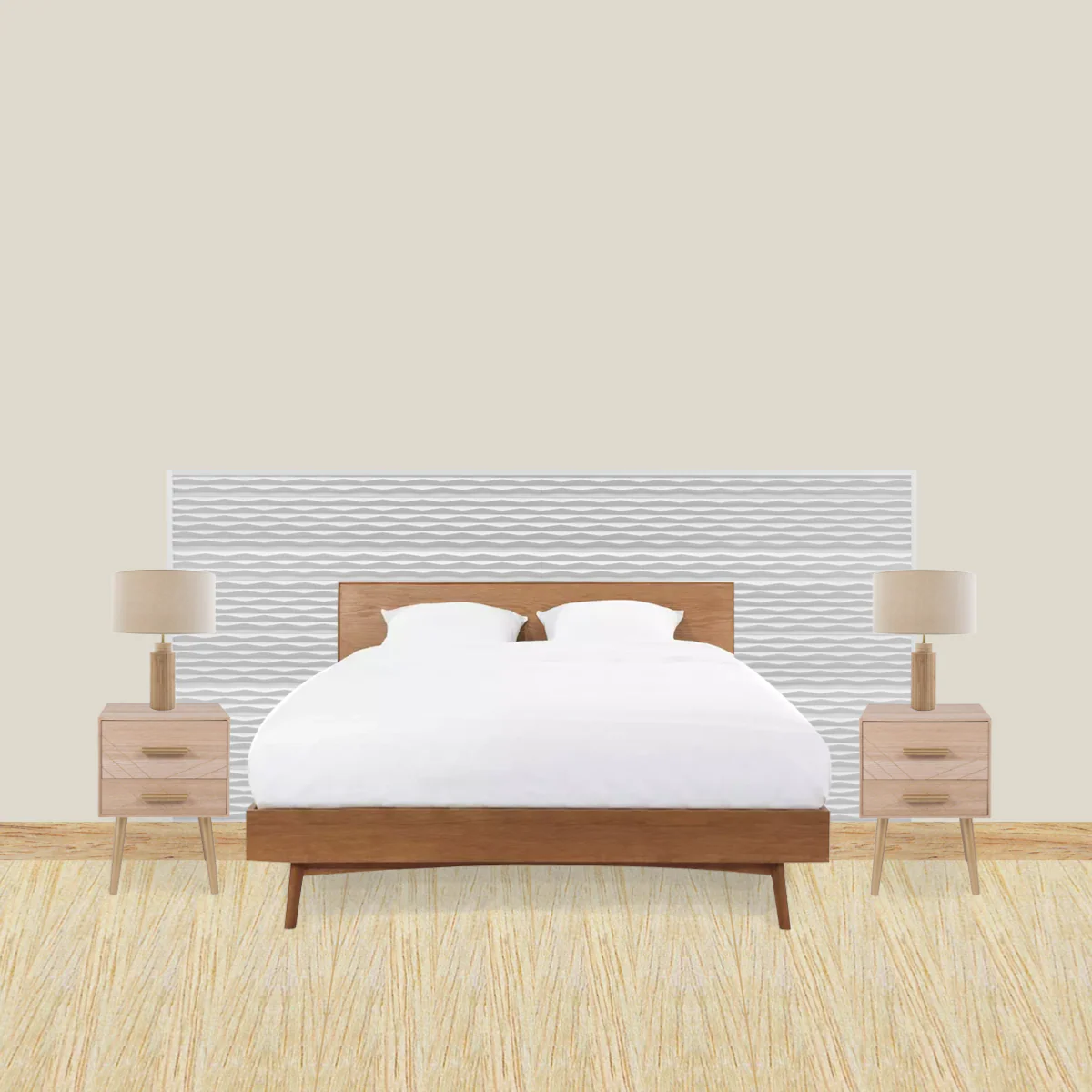 Kit tête de lit DIY Panneaux muraux W112 RIDGE Orac Decor - Revêtement mural - Image 4