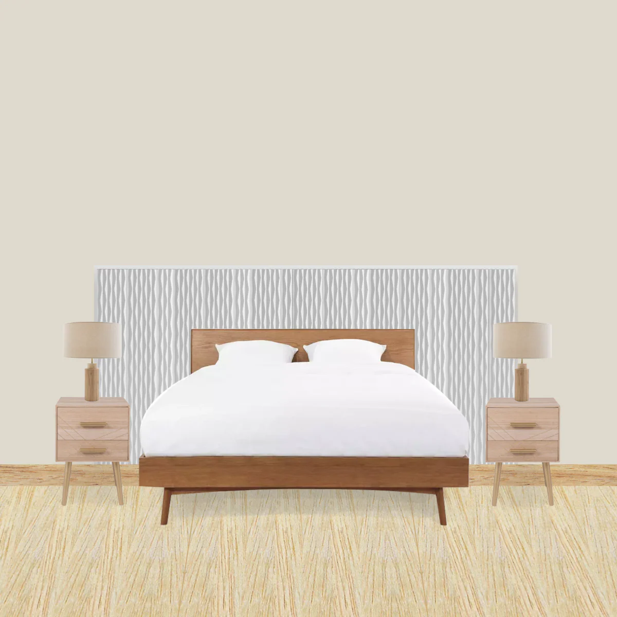 Kit tête de lit DIY Panneaux muraux W112 RIDGE Orac Decor - Revêtement mural - Image 6