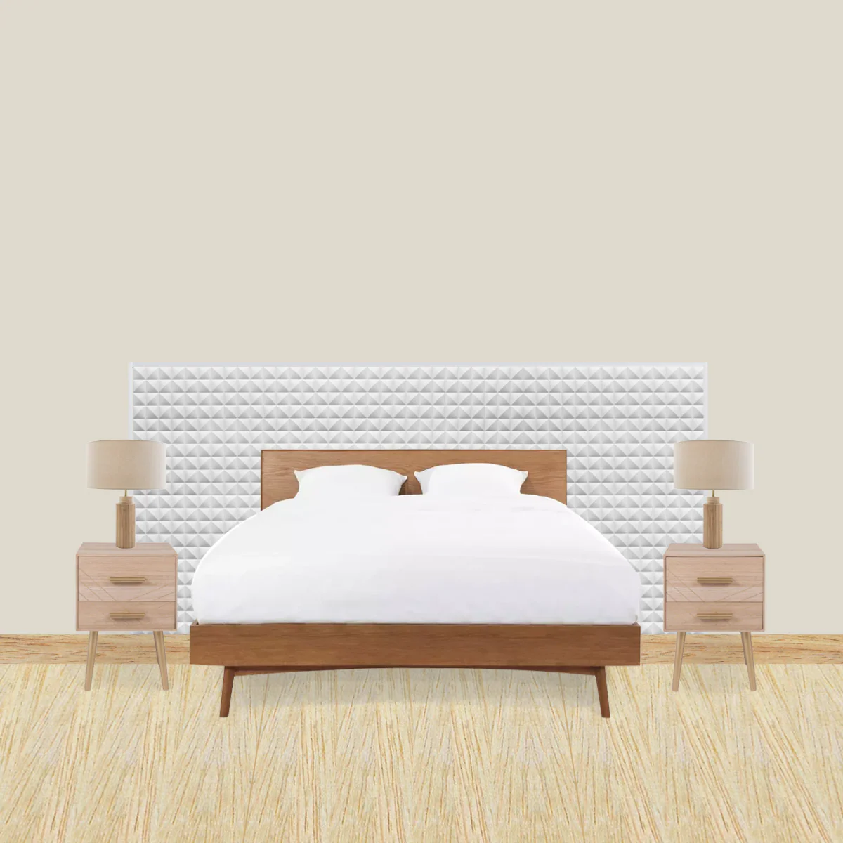 Kit tête de lit DIY Panneaux muraux W113 COBBLE Orac Decor - Revêtement mural - Image 4