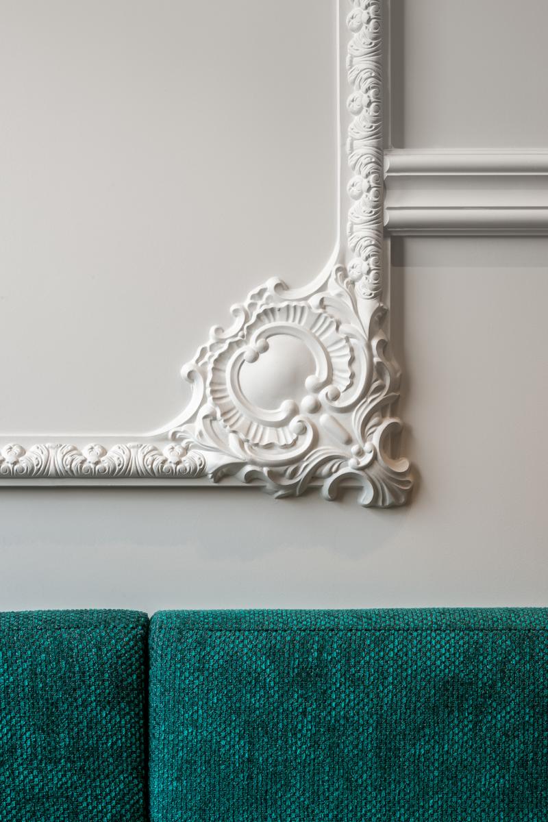 P3020 Cimaise murale Orac Decor - 6x3,2x200cm (h x p x L) - moulure décorative polyuréthane - Image 4