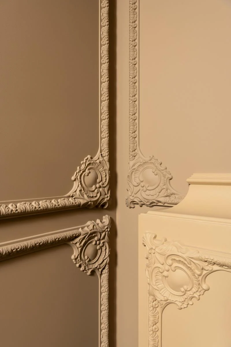P3020A Cimaise murale Orac Decor - 42,5x4x42,5cm (h x p x L) - moulure décorative polyuréthane - Image 5