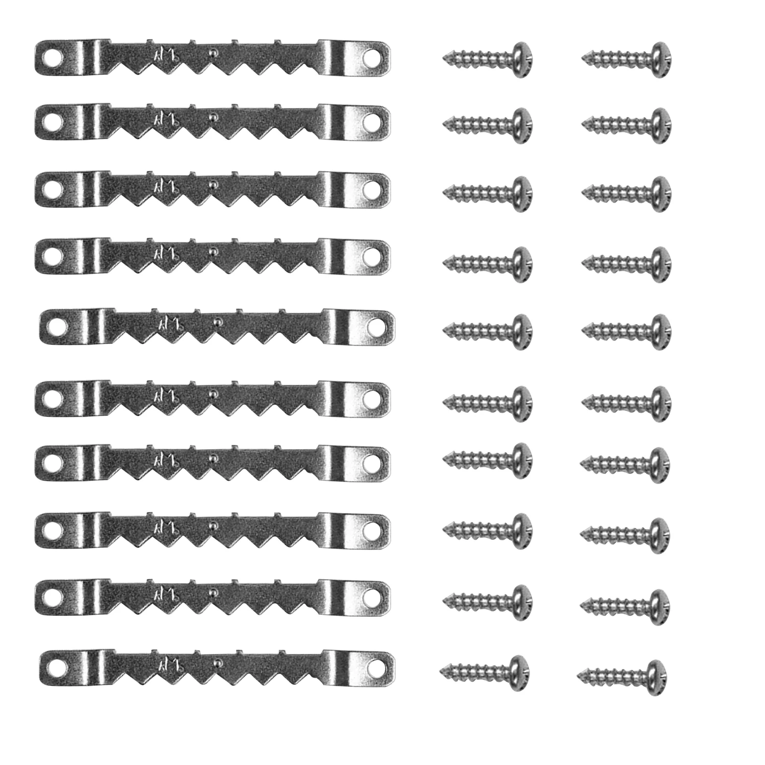 Pack 10 attaches dentelées 75mm - Accessoire Tableau Artiteq - Image 2