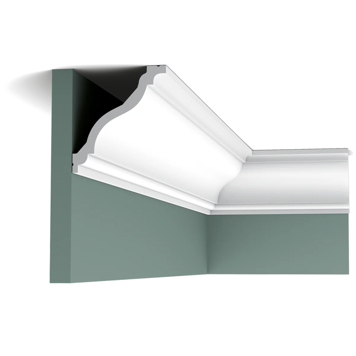 C333 Corniche plafond Orac Decor - 12,5x11,5x200cm (h x p x L) - moulure décorative polyuréthane - Image 5