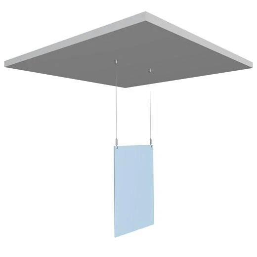 Pack 4 de plots de fixation plafond pour suspension de câble nickelé - Artiteq - Image 3