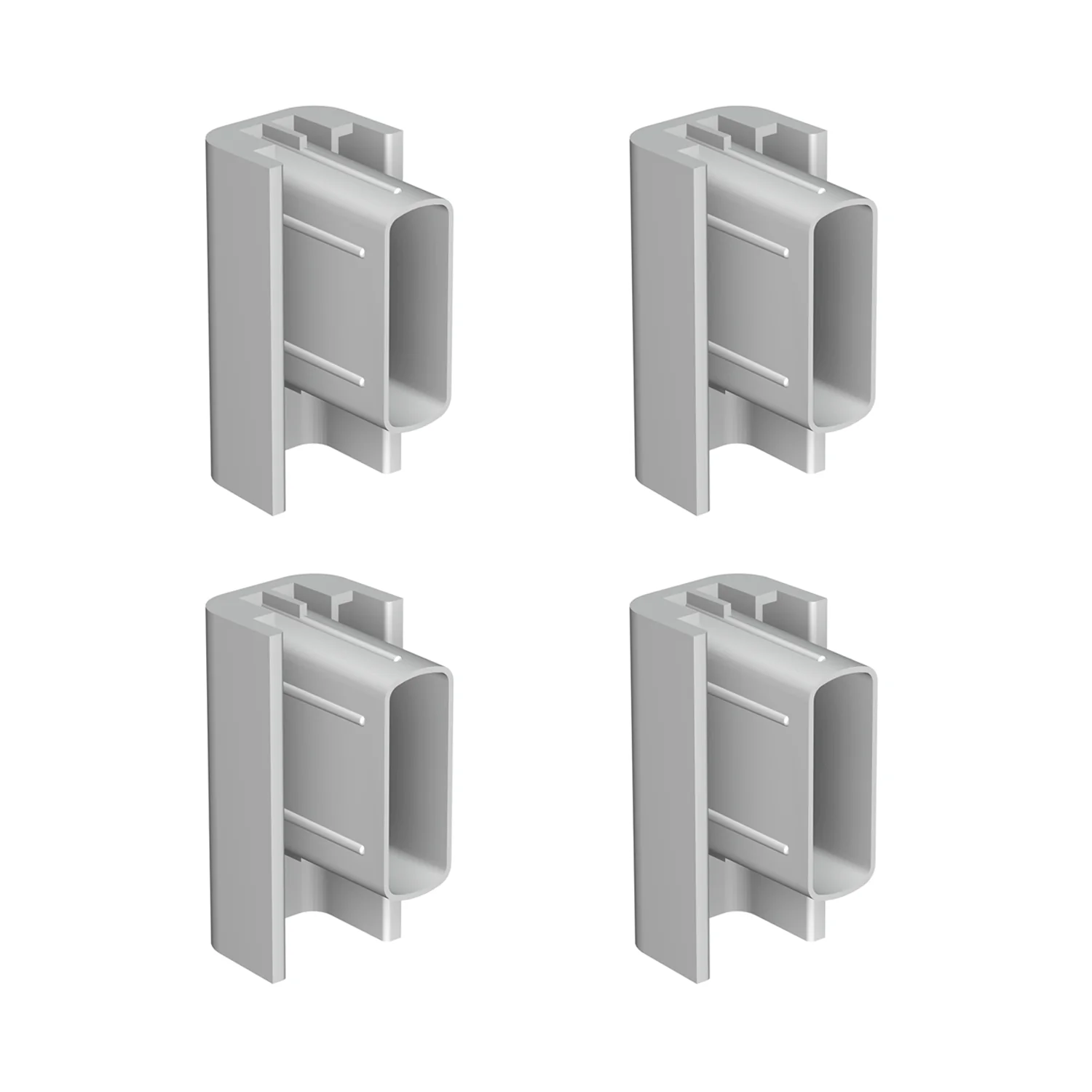 Pack 4 embouts d'arrêt Cimaise Click Rail - Accessoire Cimaise Artiteq - Image 3