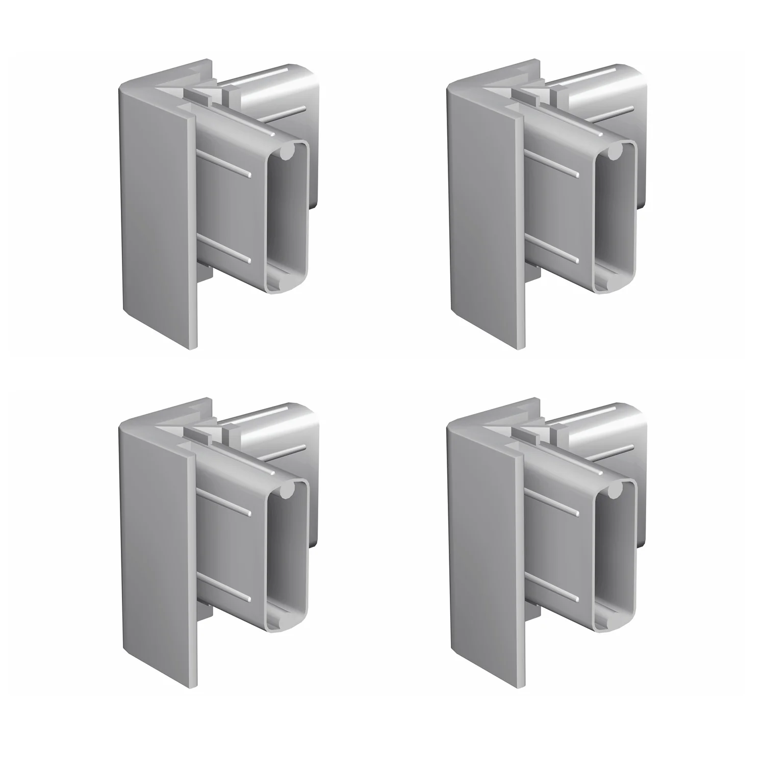 Pack 4 raccords d'angle Cimaise Click Rail - Accessoire Cimaise Artiteq - Image 4