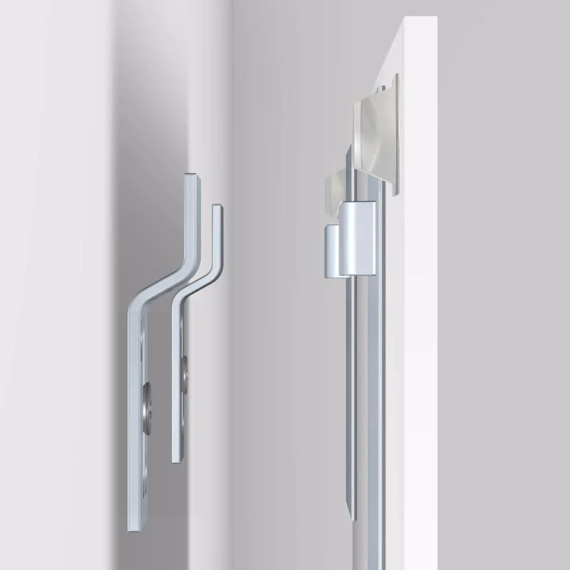 *Produit discontinué* Pack 4 supports muraux pour plaques Dibond - Accessoire Cimaise Artiteq - Image 4