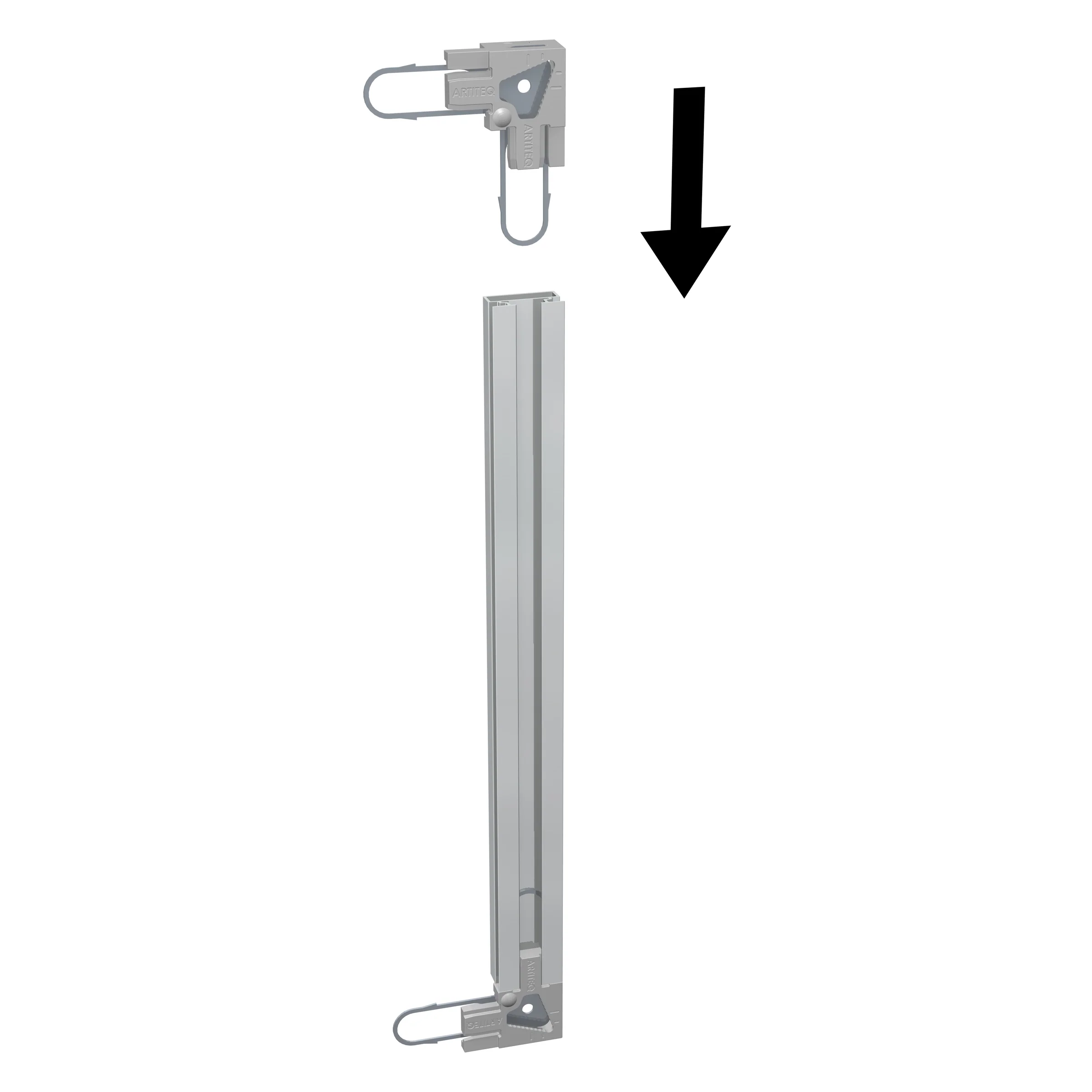 Pack de 2 back frame rail Alu brut - barre de suspension - Image 6