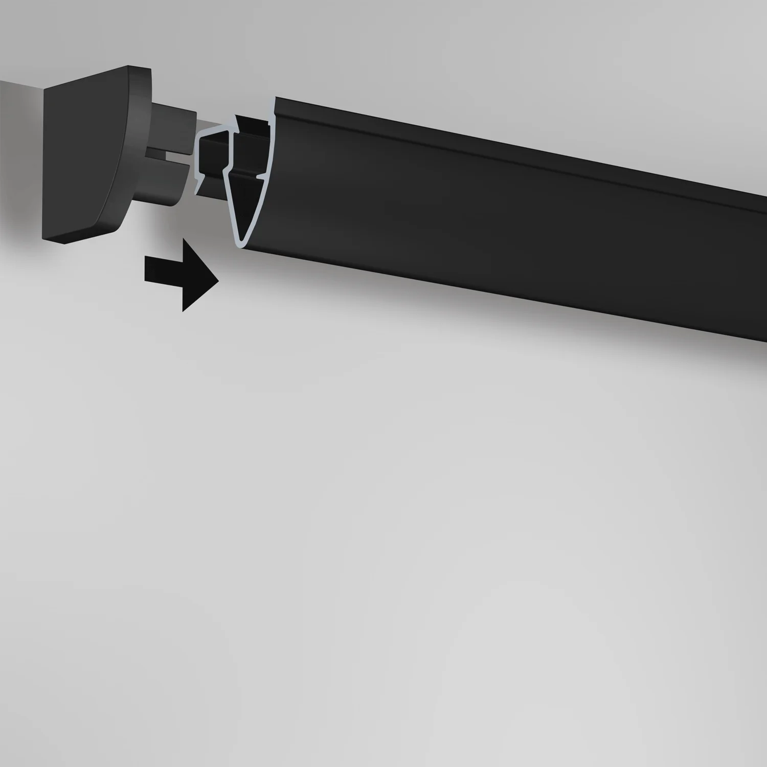 Pack de 4 embouts d'arrêt Cimaise Click Up Rail -  Accessoire Cimaise Artiteq - Image 8