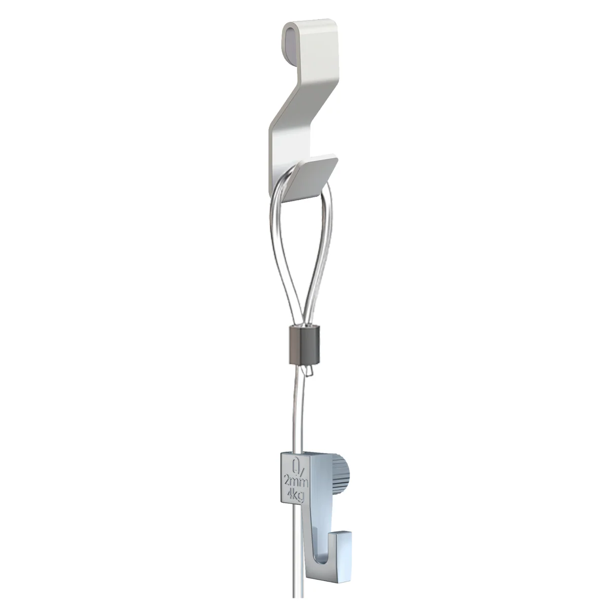 Pack de 5 kit d'accrochages tableaux Artiteq - suspension sur grilles, panneaux, cloisons - Max 4kg - Image 2