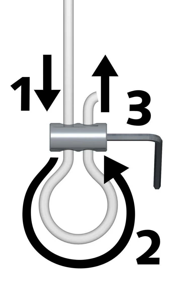 Pack de 5 Loop Maker - créer des boucles sur fils perlon 2 mm - Accessoire Cimaise Artiteq - Image 4