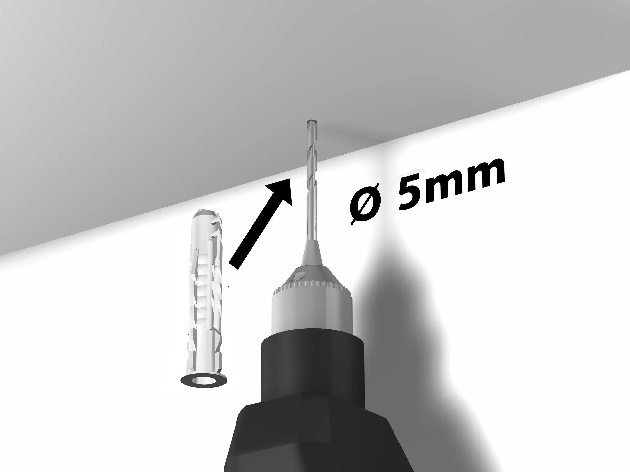 Clips de fixation additionnel pour cimaise click plafond R40 - Image 3