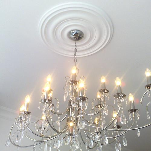 R09 Rosace de plafond Orac Decor ø 48.5cm - moulure décorative polyuréthane - Image 4