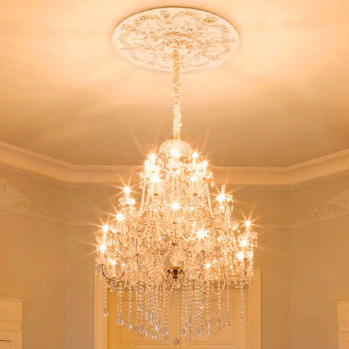 R64 Rosace de plafond Orac Decor ø 95.5cm - moulure décorative polyuréthane - Image 4