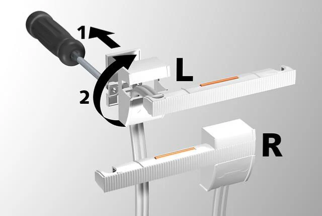Raccord conducteur Pro-Light pour Cimaise Combi Rail - Accessoire Cimaise Tableau - Image 3