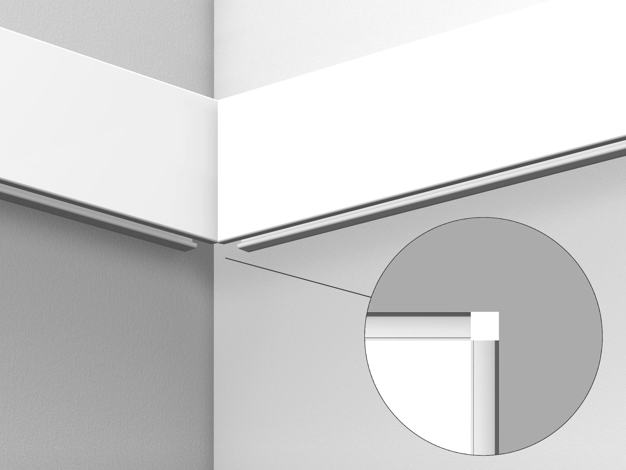 Raccord d'angle Illume Duo Rail - Accrochage éclairage Artiteq - Image 3
