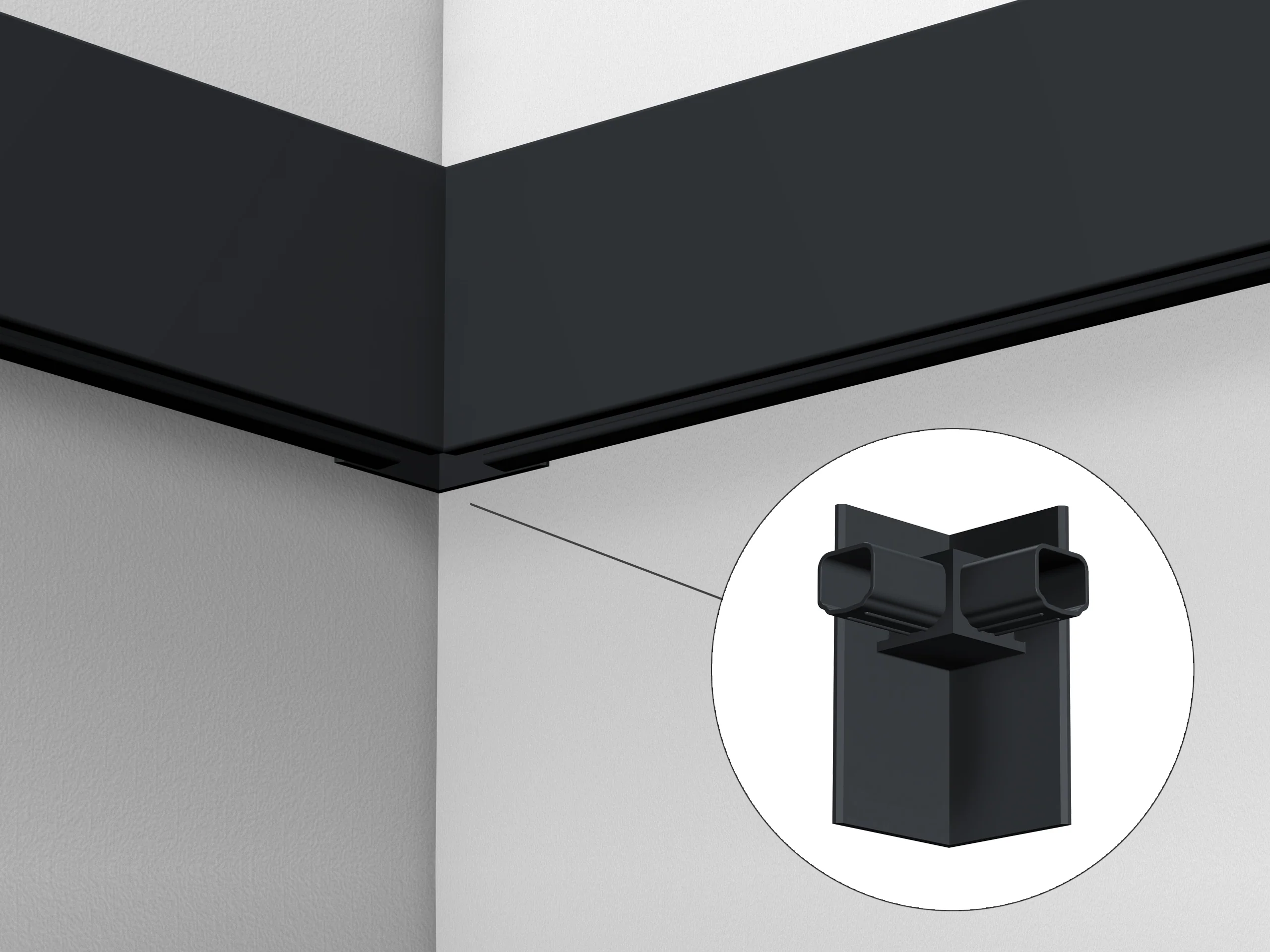 Raccord d'angle Illume Duo Rail - Accrochage éclairage Artiteq - Image 4