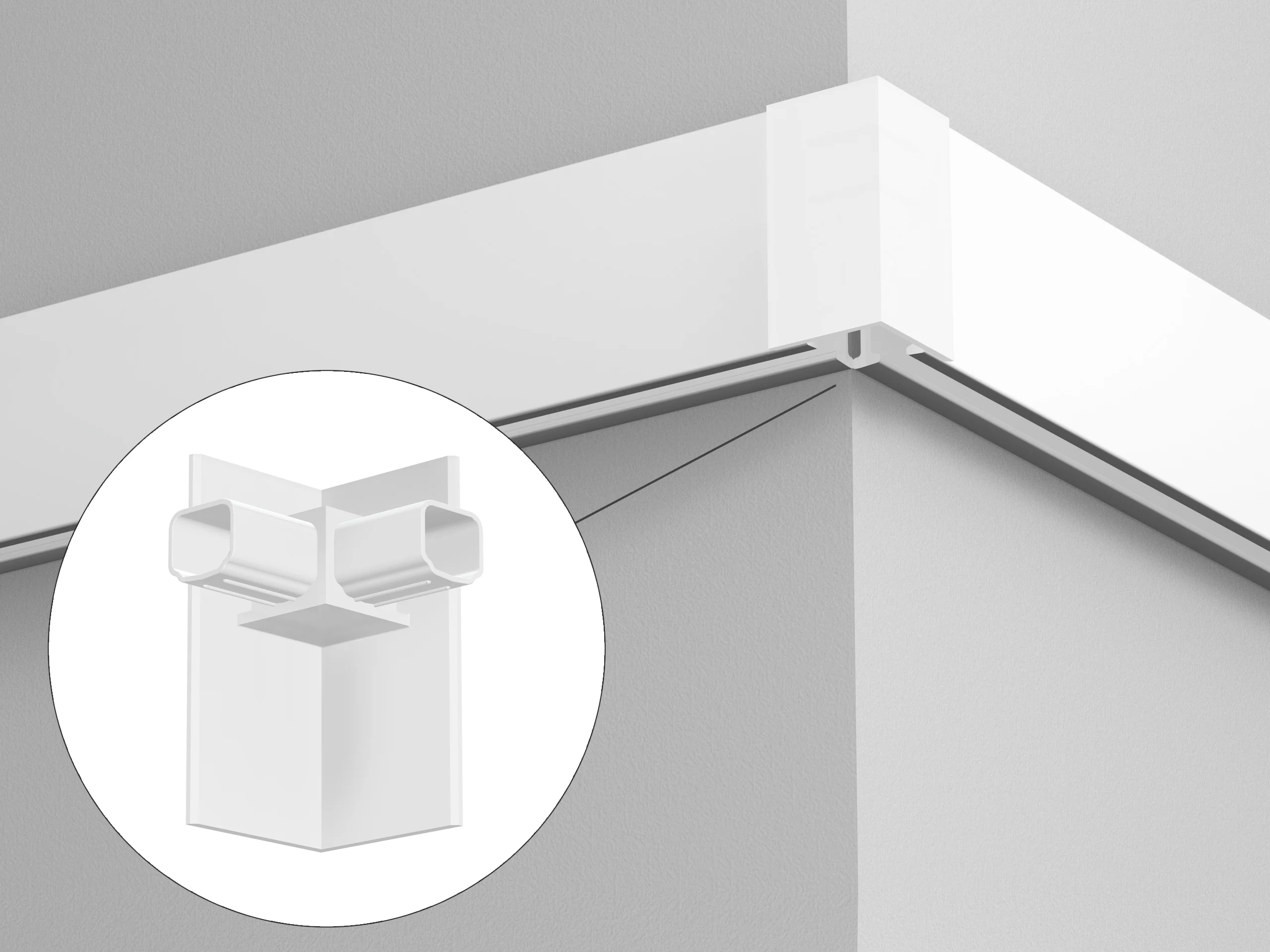 Raccord d'angle Illume Duo Rail - Accrochage éclairage Artiteq - Image 7