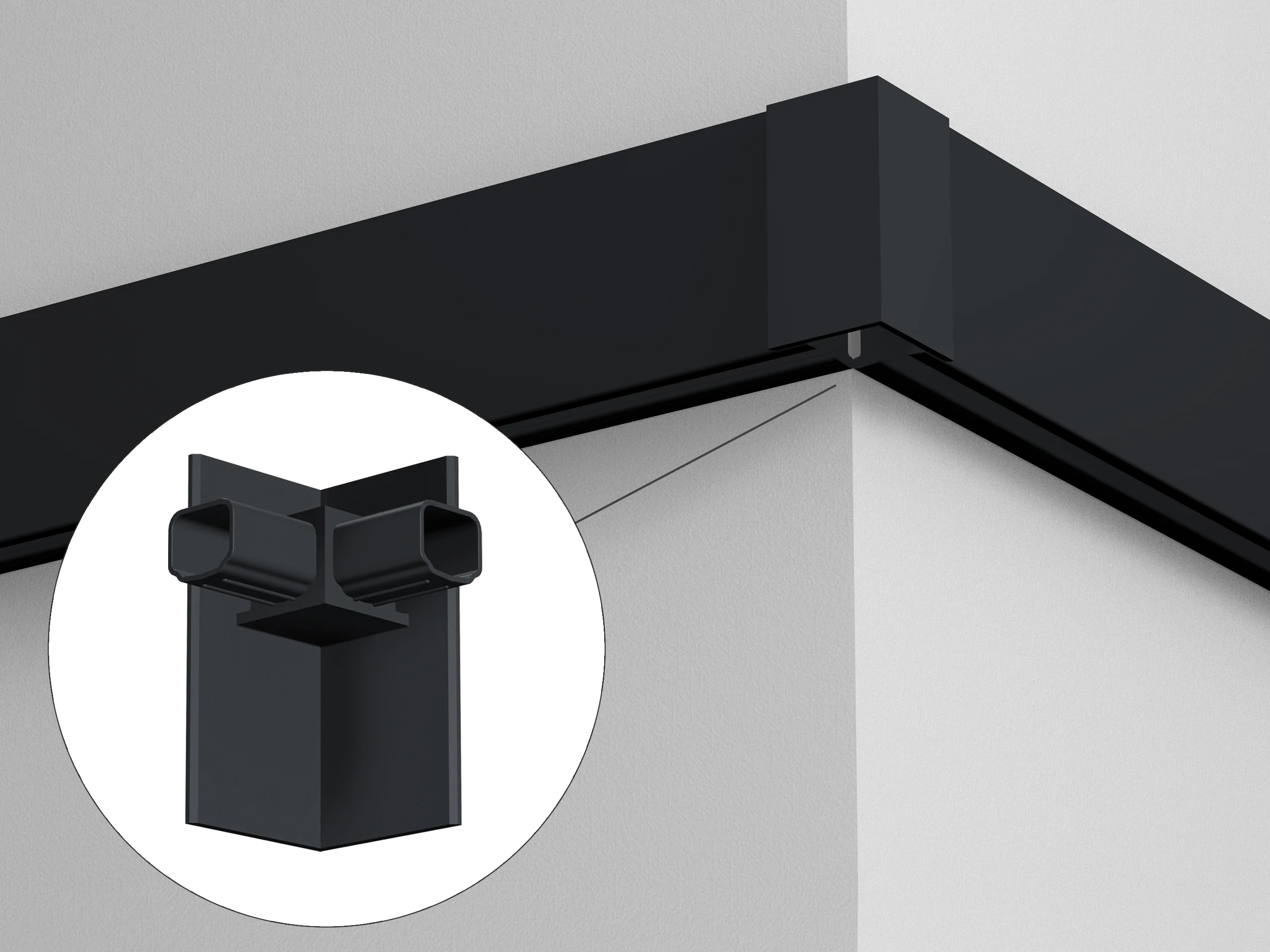Raccord d'angle Illume Duo Rail - Accrochage éclairage Artiteq - Image 9