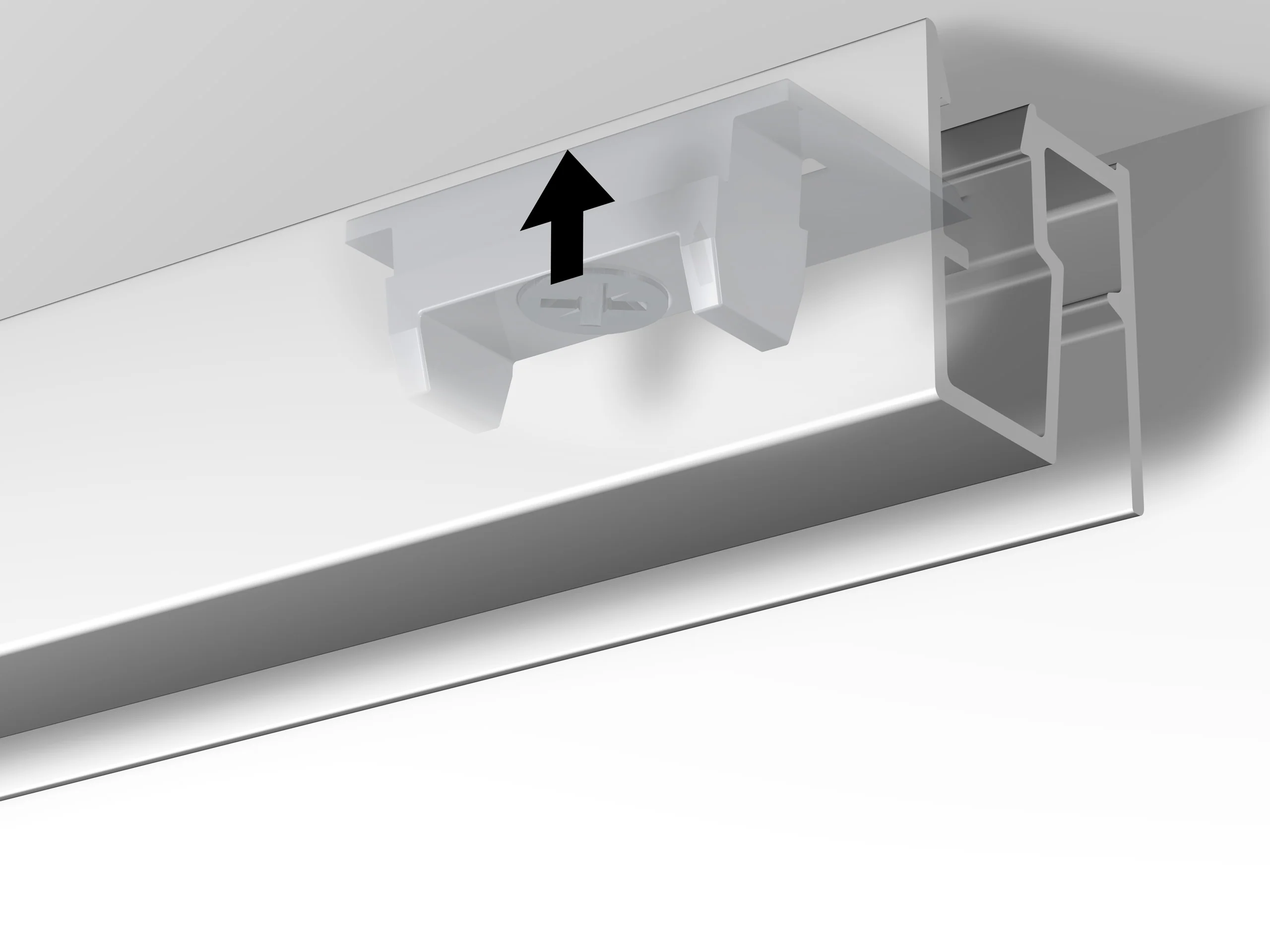 Rail cimaise Click plafond R40 - 200cm Newly - Image 10