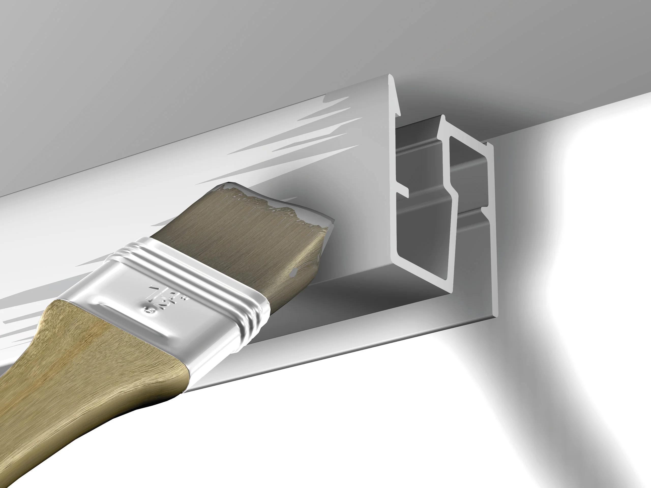 Rail cimaise Click plafond R40 - 200cm Newly - Image 7