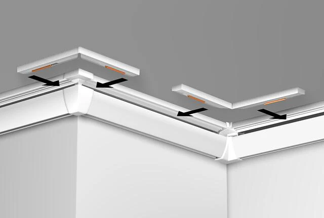 Set Connecteur Pro-Light pour Cimaise Combi Rail - Accessoire Cimaise Tableau - Image 4