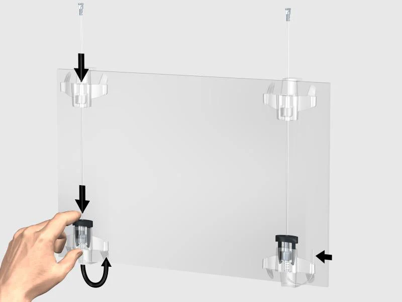 Set d'accrochage pour panneau rigide H300 - Image 5