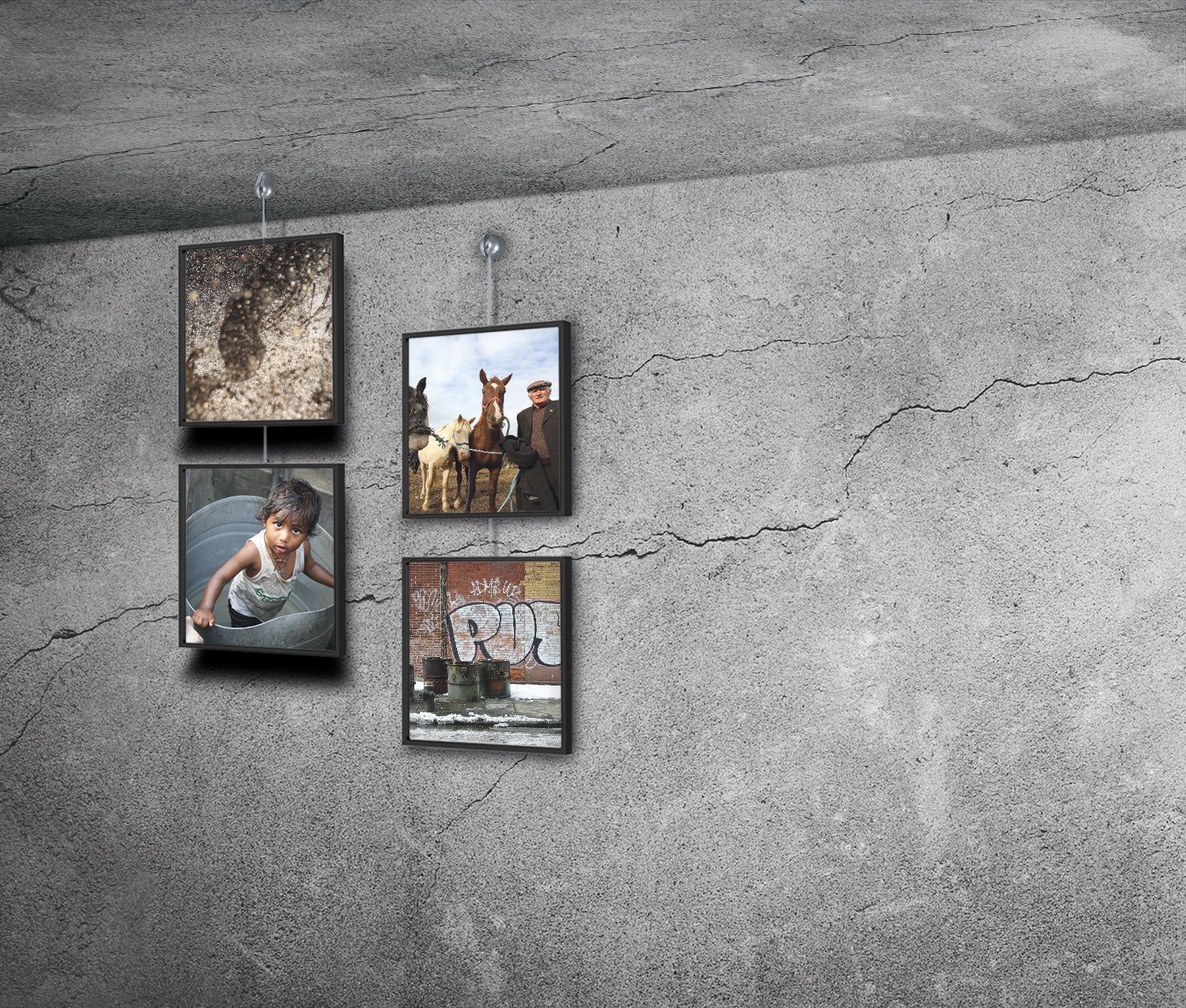 Set de suspension pour 1 tableau - Accrochage Tableau Newly - Image 7