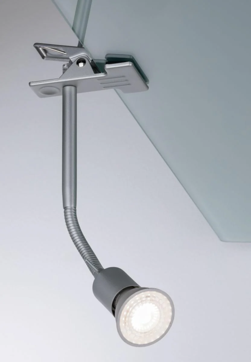 * DESTOCKAGE -40% *  Spot à pince Finja GU10 max 6,5 W Chrome - Image 3