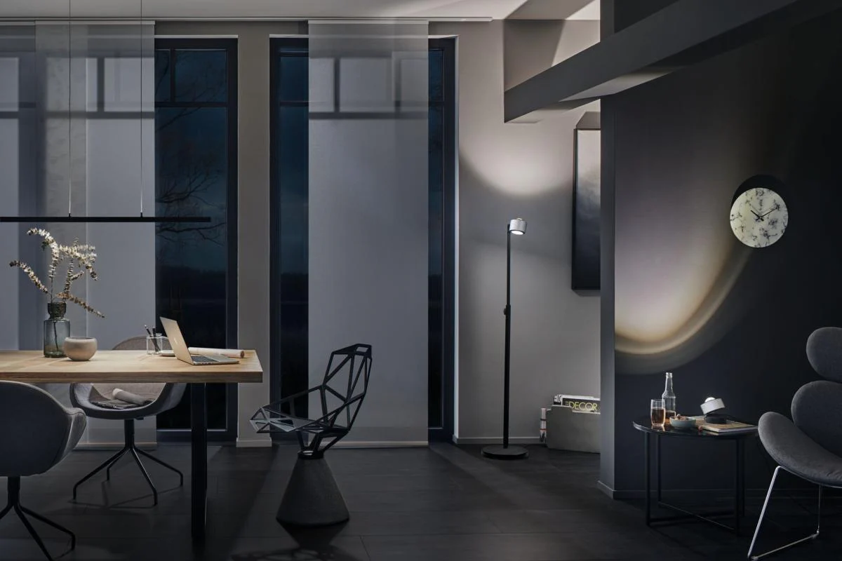 Spot à poser pour tableau LED Aldan 3,5W noir et alu brossé - Image 5