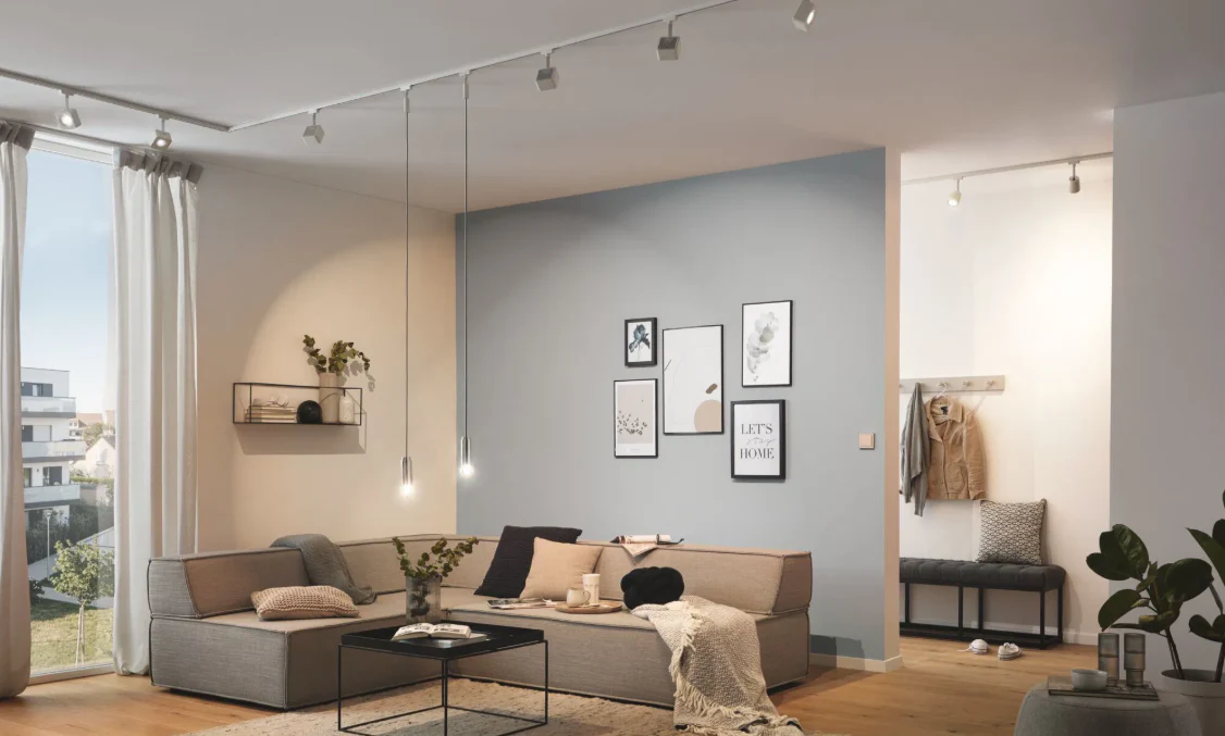 Spot Cube URail 8W Paulmann - Eclairage Tableau sur Rail Plafond - Image 12