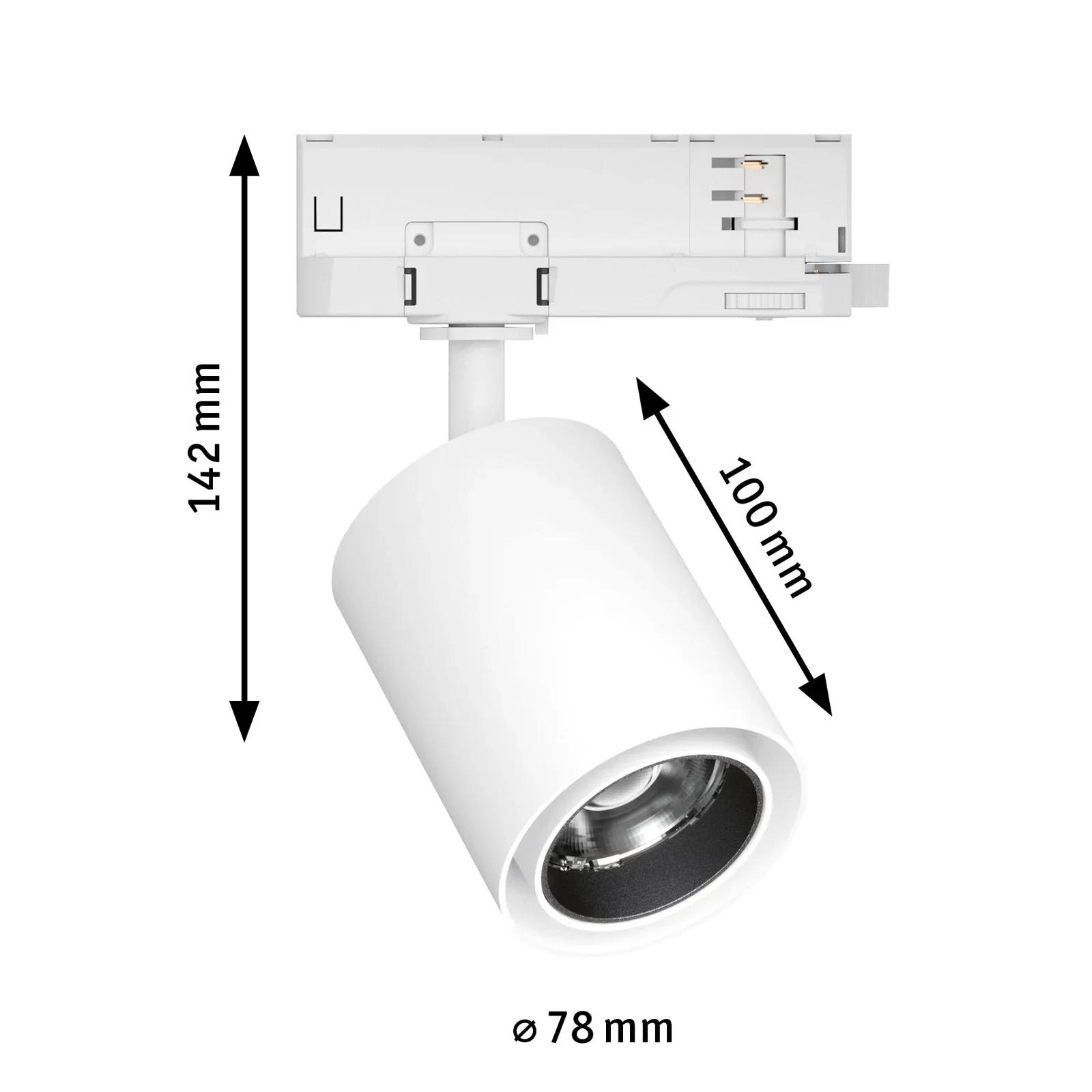 Spot Kratos 20W pour Rail d'éclairage ProRail3 - Paulmann - Eclairage tableau plafond - Image 11