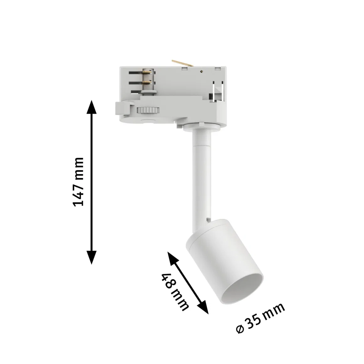 Spot Purell pour Rail d'éclairage ProRail3 - max.10W GU10 - Paulmann - Eclairage tableau plafond - Image 9