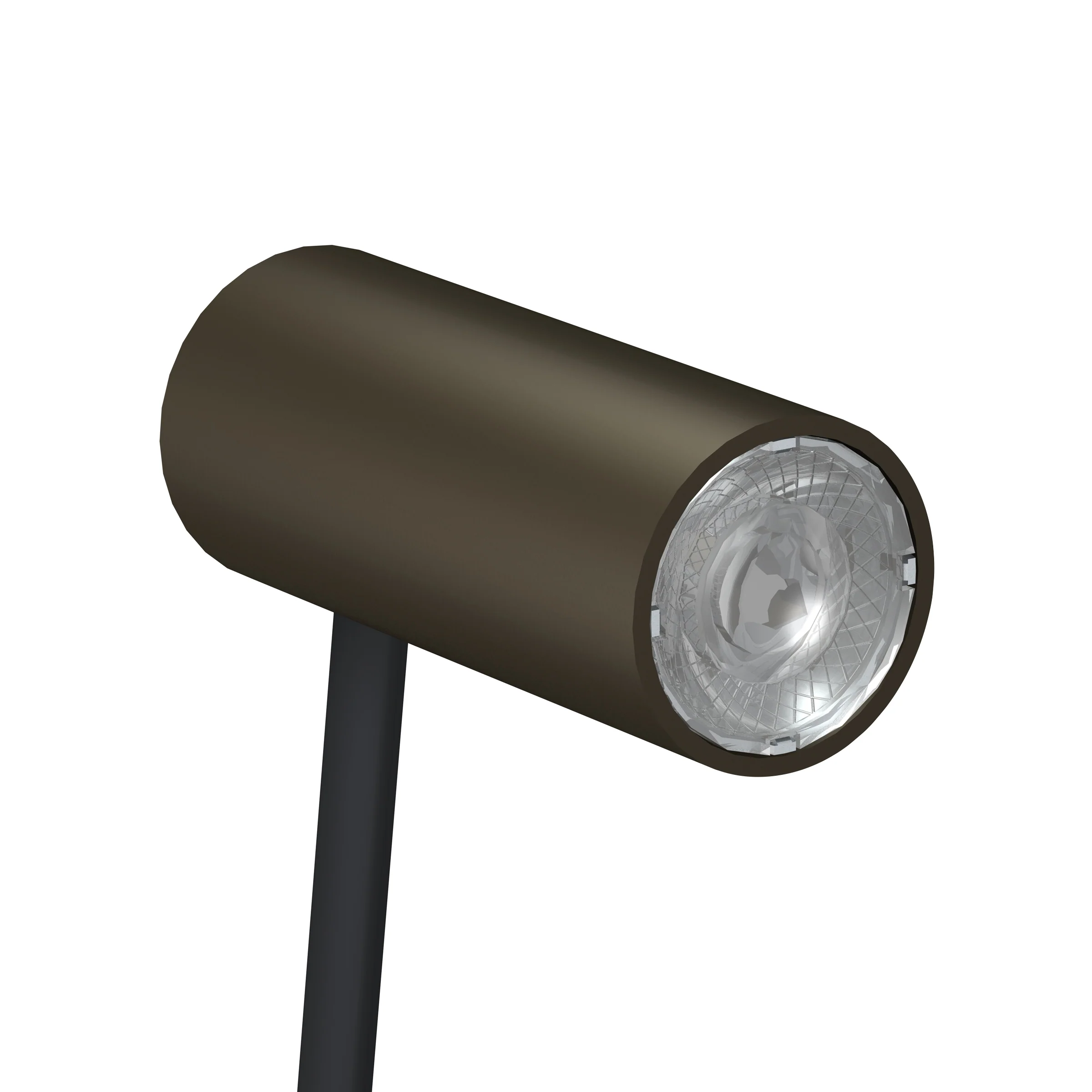 Spot sur tige 50 cm bronze Illume Duo Rail - Accrochage et éclairage tableau Artiteq - Image 3