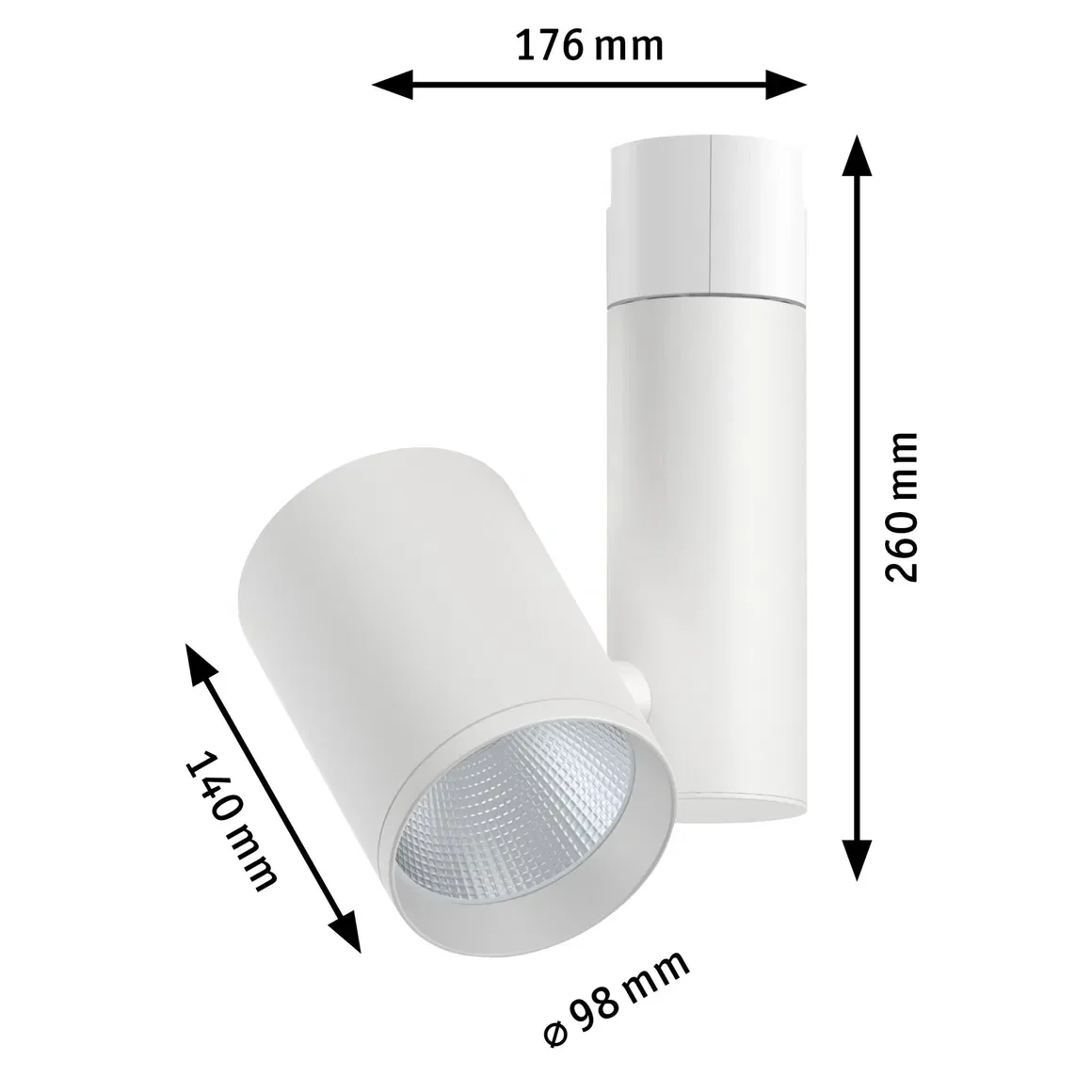 *Articles discontinué*Spot Zeuz Led 33W Paulmann - Eclairage Tableau sur Rail Plafond - Image 3