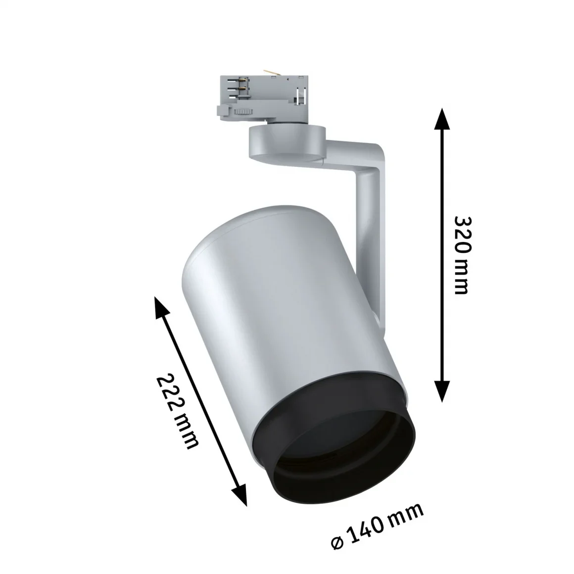 Spot Asthene pour Rail d'éclairage ProRail3 - max.50W E27 - Paulmann - Eclairage tableau plafond - Image 17