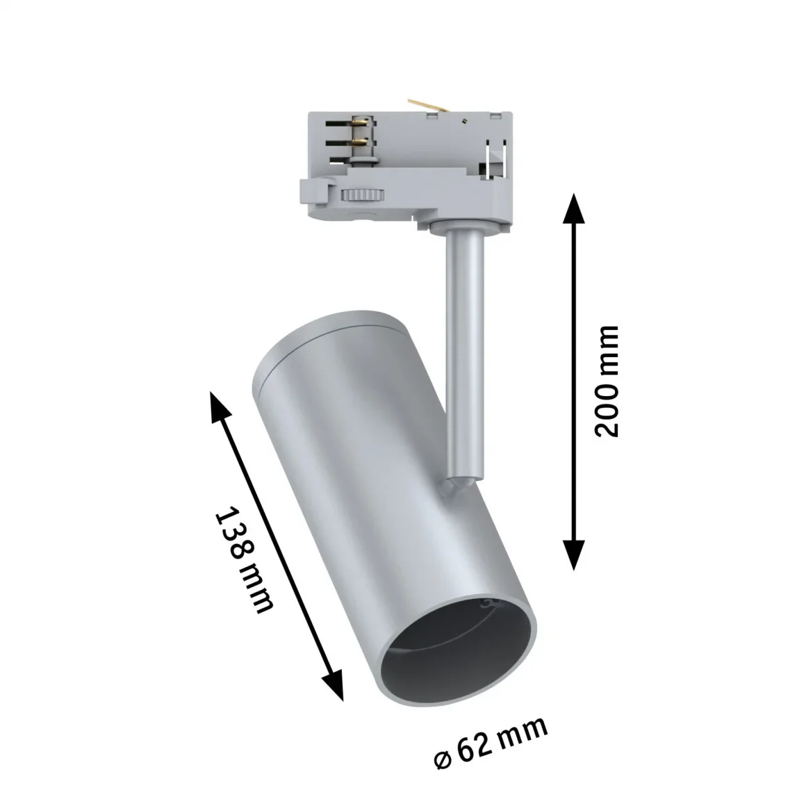 Spot Apol pour Rail d'éclairage ProRail3 - max.50W E27 - Paulmann - Eclairage tableau plafond - Image 16