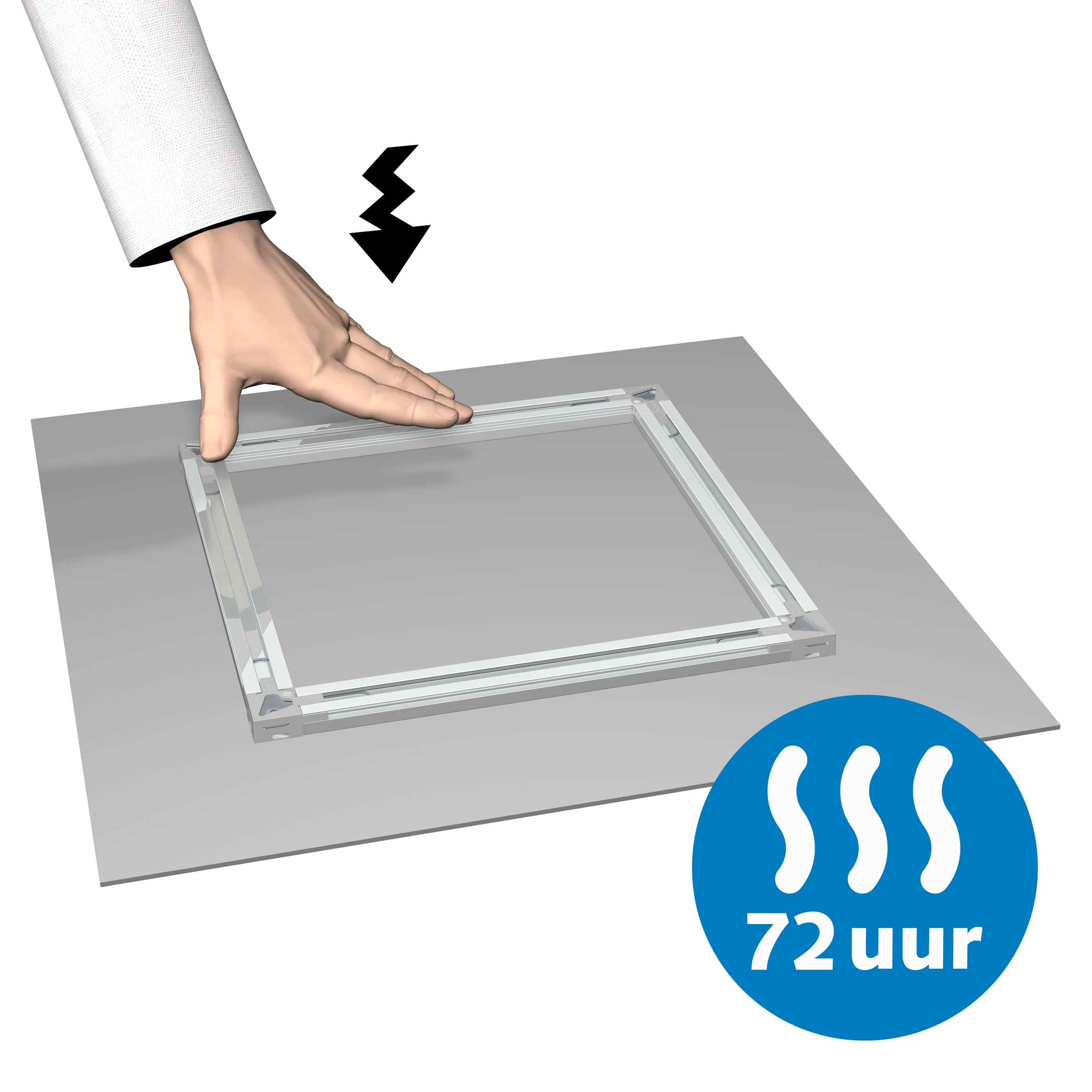 Pack de 2 back frame rail Alu brut - barre de suspension - Image 11