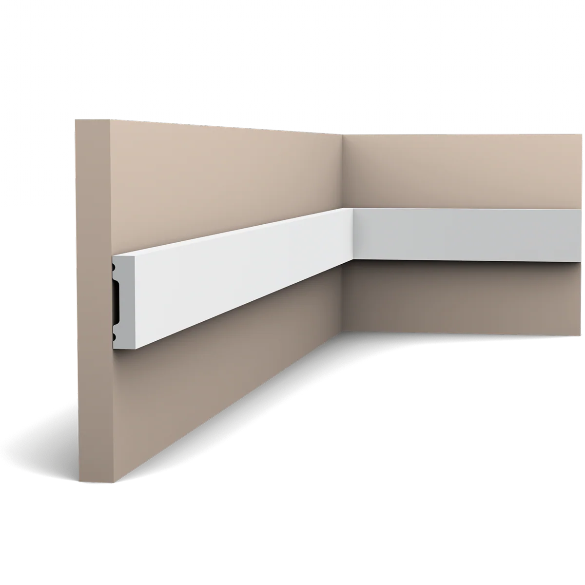 SX162 Moulure multifonctionnelle Orac Decor Axxent  - 4x1x200cm (h x p x l) - plinthe décorative - Image 6