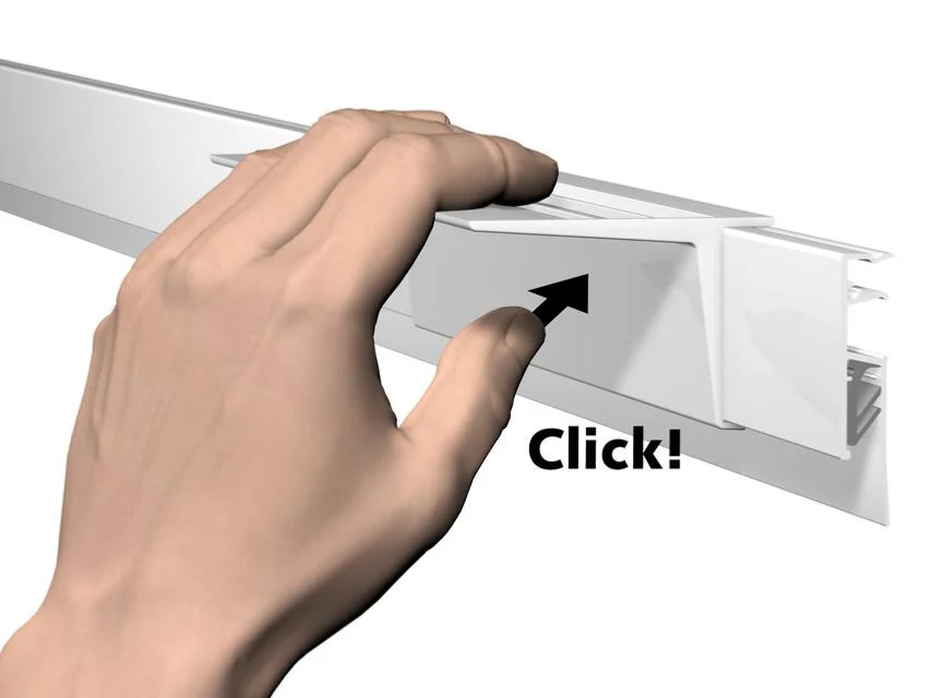 Tablette à clipser pour Info Rail - Support Clip -Artiteq - Image 3